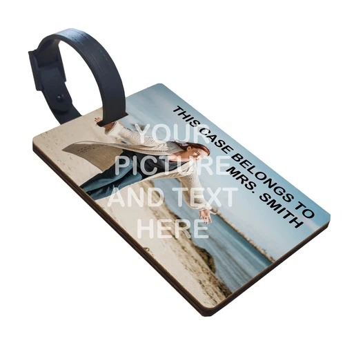 Double Sided Luggage/Suitcase Tags with any Photo