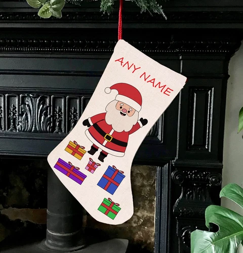 Personalised Christmas Stocking With Any Name