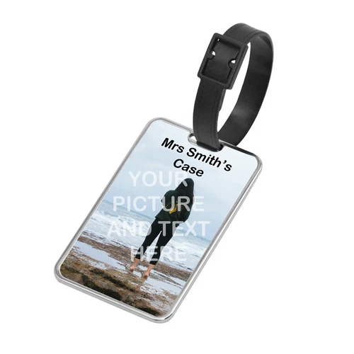 Metal Luggage/Suitcase Tag with any Photo