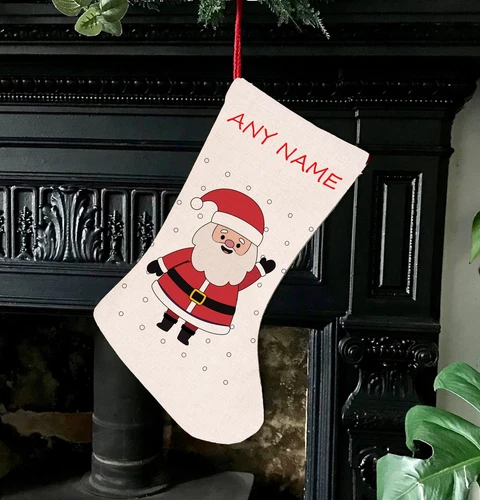 Personalised Christmas Stocking With Any Name