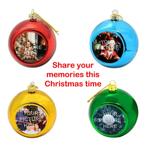 Personalised Baubles with any Photo