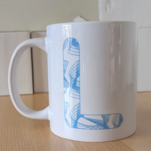 Blue L Mug