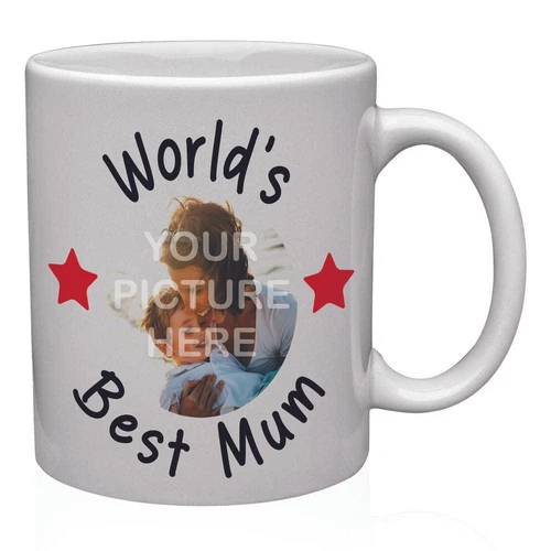 World's Best Mum Mug with any Photo
